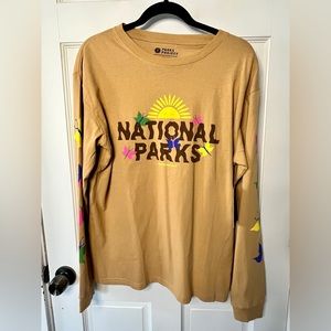 National Parks Long Sleeve Tee with Butterflies